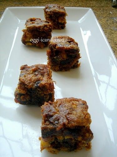 Food For The Gods Recipe Filipino, Walnut Squares, Walnut Dessert, Mango Bars, Date And Walnut Cake, Food For The Gods, Chocolate Chip Shortbread Cookies, Baked Desserts, Easy Puddings