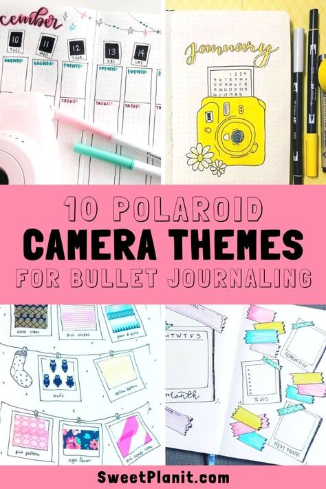 10 Polaroid Themed Bullet Journal Ideas for Instant Success — Sweet PlanIt