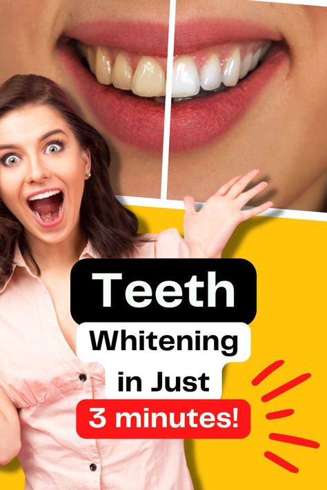 Teeth Whitening in Just 3 Minutes! Surprising Japanese Secrets Toothache Relief, Baking Soda Teeth, Baking Soda Teeth Whitening, Strong Teeth, Dental Health Care, Teeth Whitening Remedies, Teeth Bleaching, Perfect Teeth, Stronger Teeth