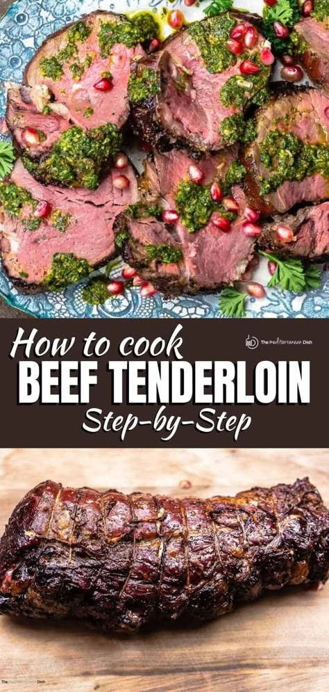 Herb Roasted Beef Tenderloin, Filet Mignonette Roast, How To Cook A Beef Tenderloin In Oven, Meat Roast Recipe, Whole Filet Mignon Recipes, Roast Tenderloin Of Beef, Whole Beef Tenderloin Recipes Ovens, Roasted Beef Tenderloin Recipes, Beef Tenderloin Recipes Oven Easy