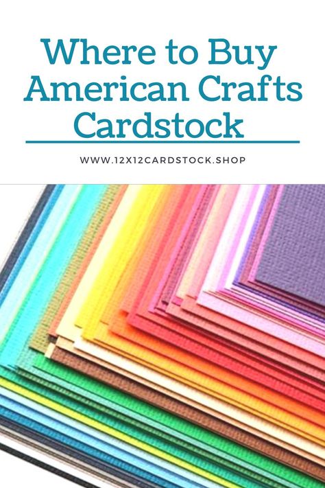 Here's where to buy American Crafts Cardstock by the sheet or in Variety packs. Lots have asked how to buy American Crafts paper in single sheets and you can now do it at 12x12 Cardstock Shop Thick Paper Craft, Diy Cardstock Crafts, Cardstock Projects, Card Making Tools, Cardstock Crafts, Rolled Paper Flowers, Silhouette Paper, Car Wraps, Cool Paper Crafts