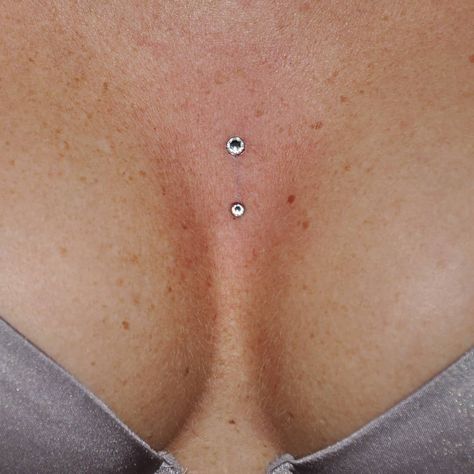 Chest Dermal, Piercing Surface, Back Dermal Piercing, Chest Piercing, Dermal Piercing Jewelry, Microdermal Piercing, Double Nose Piercing, Pretty Ear Piercings, Flower Tattoo Shoulder