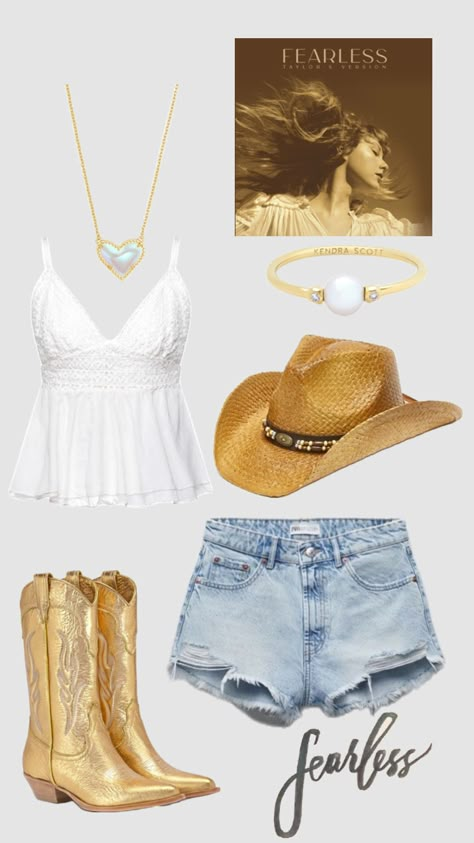 Taylor Swift Fearless Ablum outfit #outfitinspo #vibes #fearless #taylorsversion #taylornation Taylor Swift Halloween Costume, Taylor Swift Country, Fearless Album, Taylor Swfit, Taylor Swift Costume, Taylor Outfits, Taylor Swift Party, Taylor Swift Birthday, Taylor Swift Tour Outfits