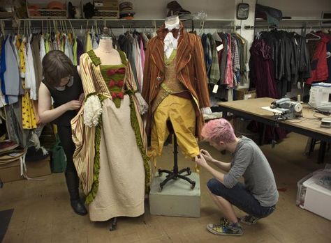 Costume Department Aesthetic, Costume Designer Studio, Film Costume Designer Aesthetic, Costume Designer Job Aesthetic, Costume Designer Aesthetic, London Manifestation, Theatre Moodboard, Fashion Career Aesthetic, Manifesting Aesthetic