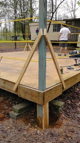 Boxing Ring : 4 Steps (with Pictures) - Instructables Backyard Gym Diy, Foam Pipe Insulation, Muay Thai Gym, Backyard Gym, Boxing Rings, Boxing Ring, Diy Home Gym, Diy Gym, Concrete Footings