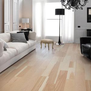 Style Selections Natural Hickory, Click Flooring, Engineered Wood Flooring, Engineered Wood Floors, Engineered Hardwood Flooring, Diy Installation, House Made, Lowes Home Improvements, Hardwood Flooring