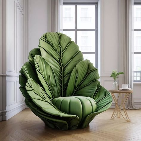 Leaf-Inspired Chairs: Nature's Grace Unveiled in Every Seating Experience Interior Design Chair, Contemporary Living Room Chairs, Unique Chairs Design, Bedroom With Balcony, Furniture Design Sketches, Porch Chairs, Fantasy Furniture, Boho Style Bedroom, Chair Designs