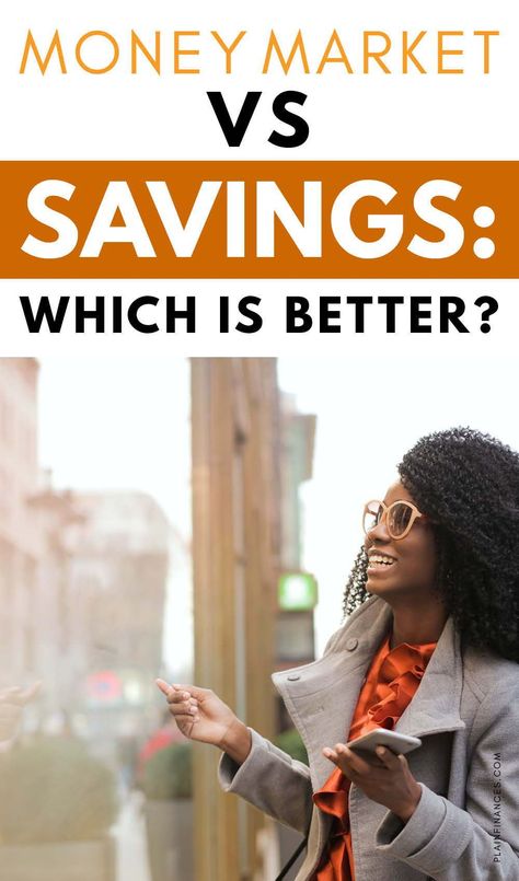 The Benefits of a Money Market Account versus a Savings Account and Which is Better | Interested in the pros and cons of a money market account for investing and saving? Click to learn the best money market account tips, what is a money market account, when to use a savings account and more personal finance advice. | Money Market Account Tips | Money Market Fund | Plain Finances #moneymarket #investing #savingsaccount #moneymarketaccount #personalfinance Money Market Fund, Planning Content, Emergency Savings, High Yield Savings Account, Money Market Account, Invest Money, Safe Investments, Savings Accounts, High Yield Savings