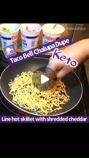 Beth’s Keto Kitchen on Instagram: "Taco Bell Chalupa Dupe! Why make a run for the border when you can make this easy keto healthy taco 🌮 right at home using fried cheese and an @egglifefoods egg white wrap for your shell. Sooo yummy! 😋😋 

#tacobellchalupa #tacobellketo #ketotacos #ketotacobell #ketochalupa #ketotaco #egglifewraps #cheeseshelltacos #eggwhitewrap" Keto Chalupa Shells, Chalupa Shell, Taco Bell Chalupa, Chalupa Recipe, Egg Whites Wrap, Healthy Taco, Fried Cheese, Keto Healthy, Keto Kitchen