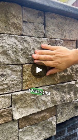 Diy Stone Veneer, Barndo Ideas, Stone Veneer Exterior, Brick Decor, Fake Stone, Brick Veneer, Faux Brick, Stone Veneer, Building Ideas