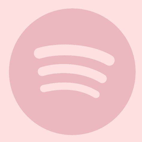 Sakura App Icon, Pink Asthetics Icons, Spotify Icons Aesthetic, Sakura Pink Icon, Pink Spotify Icon, Pink Spotify, Spotify App Icon, Spotify Logo, Image Application