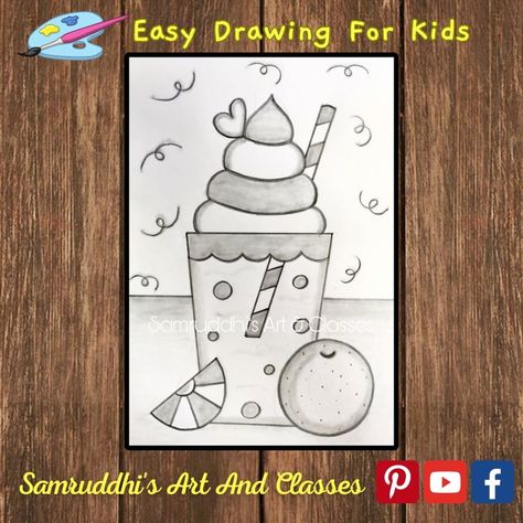 Pencil Shading, Drawing for Kids, Online Drawing Classes, Art Sessions for Kids Pencil Art Shading, Easy Pencil Shading Drawings, Easy Shading Drawing For Kids, Pencil Shading Drawings Easy, Simple Shading Drawing, Shading Drawing For Kids, Pencil Shading For Kids, Small Pencil Drawings, Easy Shading Drawing