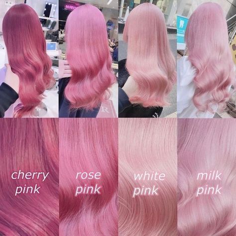 Hair Color Swatches, Pink Hair Dye, Cute Hair Colors, Hair Color Chart, Dyed Hair Inspiration, Pretty Hair Color, 90s Hairstyles, Hair Color Pink, Hair Stylies