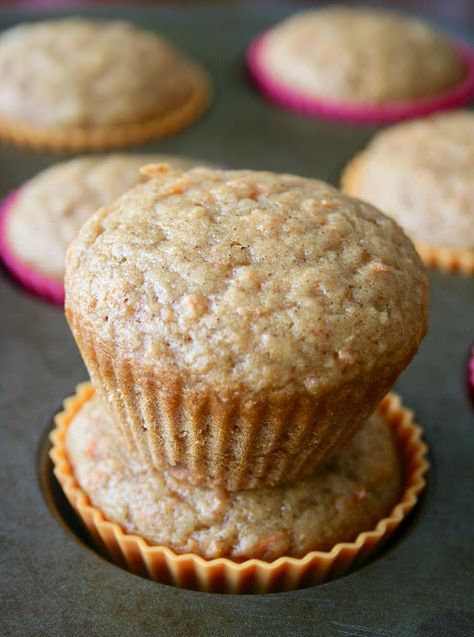 Healthy Carrot Cake Muffins Carrot Applesauce Muffins, Healthy Carrot Cake Muffins, Healthy Carrot Cake, Applesauce Muffins, Tried And True Recipes, Spiced Carrots, Carrot Cake Muffins, Cake Rolls, Healthy Carrot Cakes