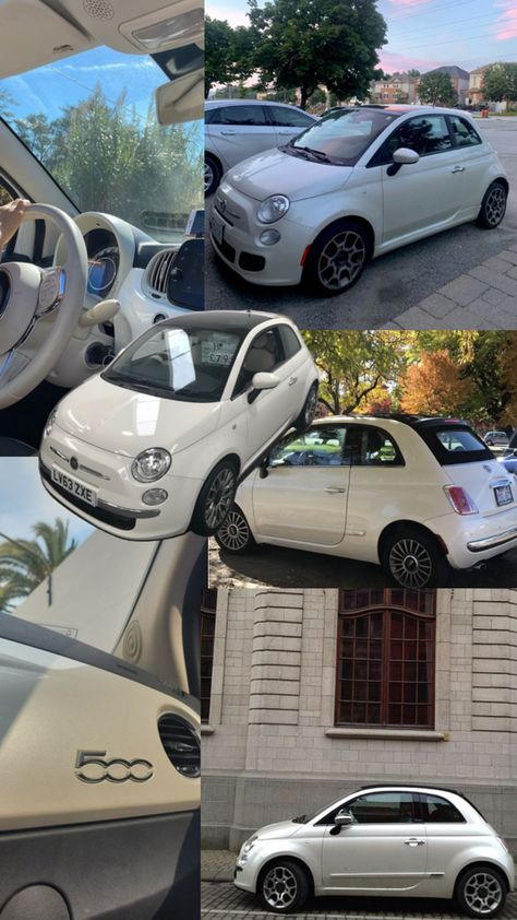 White Fiat 500, Fiat 500 White, Fiat 500, Cars, White