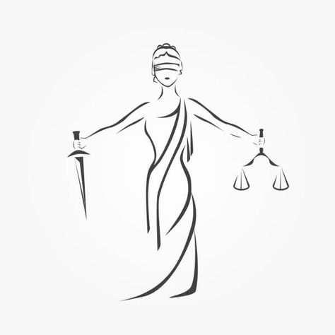 Justice Goddess, Justice Symbol, Blind Justice, Blind Woman, Justice Tattoo, Female Warrior Tattoo, Justice Scale, Goddess Of Justice, Lady Justice