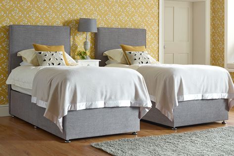 6ft Super King Zip and Link Beds | The Headboard Workshop Bedroom Design Advice Workshop Bedroom, Stylish Bed, Headboard Cover, Superking Bed, Divan Bed, Beds And Headboards, Stylish Beds, King Mattress, Spare Bedroom