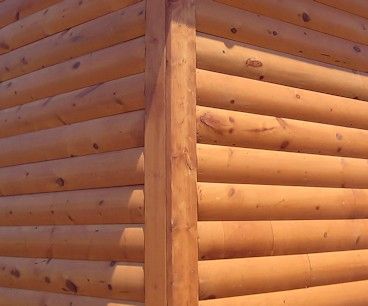 Siding For Homes, Vinyl Log Siding, Cedar Wood Siding, Cabin Siding, Log Cabin Siding, Vinyl Siding Installation, Redwood Siding, Hereford Cattle, Log Home Designs