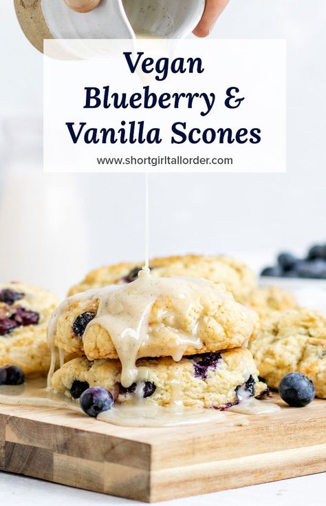 Dairy Free Blueberry Scones, Coconut Milk Scones, Scones With Almond Milk, Best Vegan Scones, Non Dairy Scones, Scones No Butter, Dairy Free Scones Recipe, No Butter Scones, Vegan Blueberry Scones