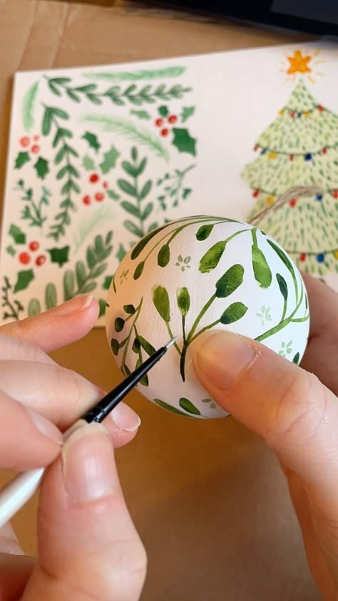 Just slowly working away on my hand-painted baubles for my upcoming Christmas markets! This will be the first time ever doing a craft market and let me tell you the nerves are real! But I’m excited to see how it goes! Keep an eye out this week as I will be posting the dates and locations of the markets I’m going to be at! #christmas #handmadechristmas #handpaintedbaubles #illustratedbauble #illustrator #illustrationartists #shopsmall Bauble Craft Ideas, Hand Painted Clear Ornaments, Christmas Bauble Craft, Paint Your Own Baubles, Painting Baubles Christmas, Decorating Christmas Baubles, How To Hand Paint Ornaments, Hand Painted Bauble Diy, Ceramic Bauble Painting Ideas