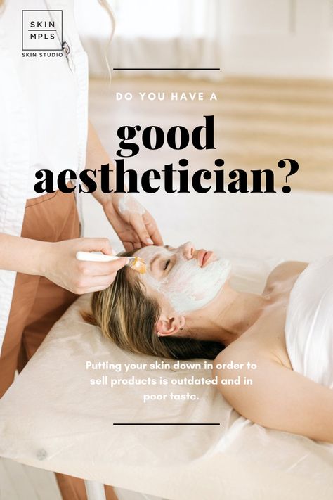 We know how we define an aesthetician. For starters, it is someone that wears a lot of hats. They are not only a service provider and technician, but also a skin therapist for your skin issues (and sometimes your personal issues as well!). A good aesthetician will tell the truth about your skin and offer solutions, much like your friend telling you about the spinach in your teeth. Become An Esthetician, Esthetician About Me Post, Esthetician Introduction Post, Esthetician Facts Skincare, Esthetician Memes Funny Skin Care, Skin Therapist, Esthetician Marketing, Younger Skin, Skin Issues