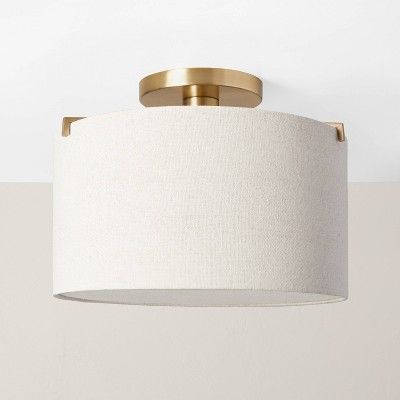 Nursery Light Fixture, Laundry Room Lighting, Drum Light, Bedroom Light Fixtures, Flush Mount Lights, Iron Body, Table Lamp Wood, Light Fixtures Flush Mount, Hearth And Hand