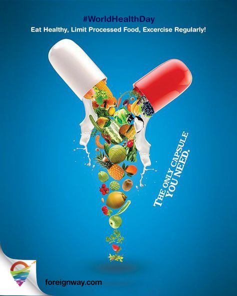 Keep Your Body Healthy, It's The Only Place You Have To Live In!  #Foreignway #GoExploreLater #WorldHealthDay Health Creative Ads, Health Graphics, Medical Advertising, Creative Advertisement, Health Ads, International Days, Cloud Kitchen, Animation Ideas, Medical Posters