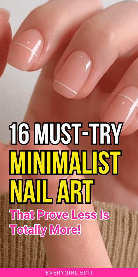 minimalist nail art, minimalist nails, minimalist nail designs. Nail Art Liner Design, Single Line Nail Art, Fun Minimalist Nails, Nails Dots And Lines, Natural Nail Polish Designs, Minimalist Short Nail Design, Diy Nail Ideas Easy, Minimalist Nails Fall 2024, Minimalist Nails Squoval