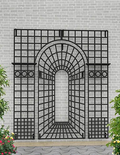 Wall Mounted Trellis, Wrought Iron Trellis, Metal Garden Trellis, Porte In Ferro, Iron Trellis, Wall Trellis, Modern Trellis, Metal Trellis, Metal Doors Design