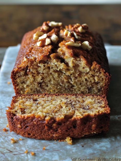 Walnut Banana Orange Bread Banana Orange Bread, Banana Bread Walnut, Orange Banana Bread, Nutty Banana Bread, Classic Banana Bread, Orange Bread, Banana Walnut Bread, Mini Bananas, Midday Snack