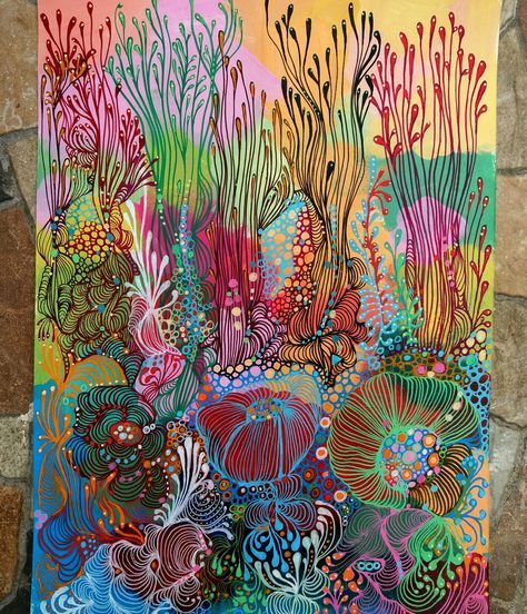 Painting Ideas 2023, Beautiful Acrylic Painting, Art And Painting, Modern Art Painting, Acrylic Painting Ideas, 2023 Art, Posca Art, Tableau Art, Modern Art Paintings