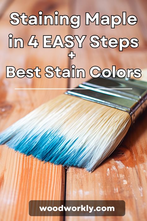 Wondering if maple stains well? Our guide unlocks the secrets to perfect staining on maple wood. Discover tips and techniques for a stunning finish, making your woodworking projects shine! #WoodFinishingTips #HomeImprovementDIY #StainingMapleWood Stain Maple Wood, Wood Stain On Maple, Maple Stain Colors, Staining Maple Wood, Sherwin Williams Stain, Wood Oil Finish, Remodel House, Maple Furniture, Stripping Furniture