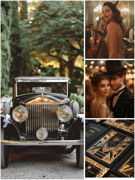 Glamorous 20s Wedding Theme Ideas for an Unforgettable Wedding 20s Wedding Theme, Grease Style, 1920s Wedding Theme, 20s Wedding, Wedding Theme Ideas, Roaring Twenties, Roaring 20s, The 1920s, Theme Ideas