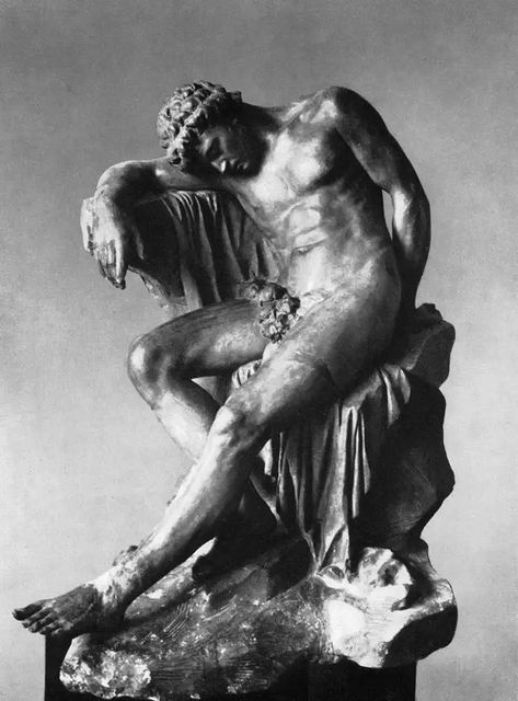 Morpheus Mythology, Hypnos God Of Sleep, Greek God Sculptures, God Of Dreams, God Tattoos, Classical Mythology, Web Gallery, Dreams And Nightmares, Greek Sculpture