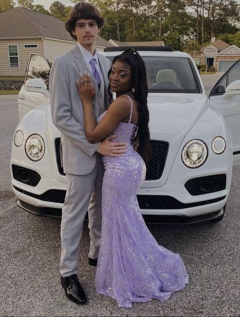 Interracial Prom Couples, Bwwm Prom, Prom Dates Couples, Prom Dress Classy, Prom Dress Emerald Green, Prom Dress Emerald, Classy Prom Dress, Prom Dress Orange, Prom Dress Light Blue