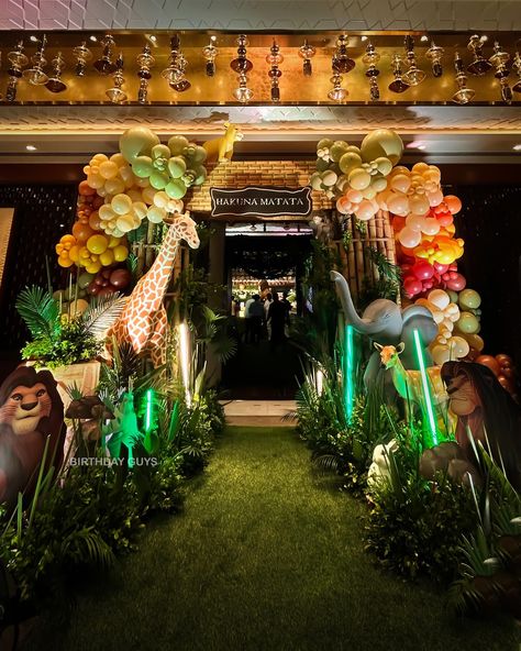 “The Symphony of Jungle” The Big Reveal ! Dive deep into the untamed wilderness and immerse yourself in a jungle paradise with lush greenery surrounded by towering trees, dense foliage, and the sounds of exotic wildlife animals! Experience the venue transformed into a mesmerizing forest! Decor design,& execution : @birthdayguys Planner : @fyncrafte Venue : Raddison blue guindy Contact : 9884075503/ 9841589815 . . . #IntoTheWild #SafariParty #TropicalVibes #ExoticParty #WildernessParty #... Jungle Dance Theme, Birthday Entrance, Enchanted Jungle, Wilderness Party, Jungle Paradise, Party Entrance, Dance Themes, Forest Decor, Big Reveal