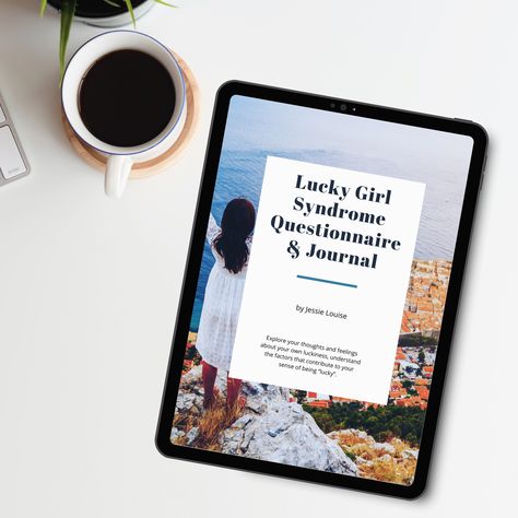 ✨ Unlock Your Inner Luck with the Lucky Girl Syndrome Questionnaire and Journal! ✨ Do you believe in creating your own luck? Discover how to harness positive thinking and attract good fortune with our Lucky Girl Syndrome Questionnaire and Journal! 🌟 What’s Inside? ✅ Insightful Questionnaire: Uncover your mindset patterns and identify areas for growth. ✅ Guided Journal: Daily prompts and exercises to help you cultivate a lucky mindset and manifest your dreams. ✅ Affirmations & Tips: Boost... Journal Daily Prompts, Dreams Affirmations, Lucky Girl Syndrome, Daily Prompts, Journal Daily, Manifest Your Dreams, Guided Journal, Do You Believe, Lucky Girl