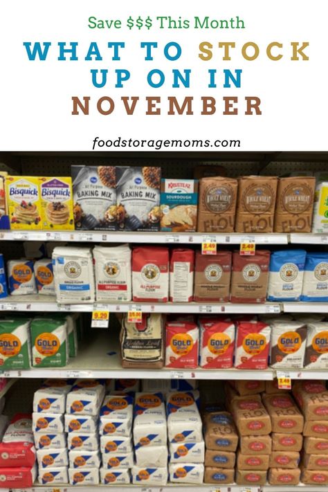 Things To Stock Up On, Pantry Stock Up List, Freezer Essentials, Ham Stuffing, Pantry Stock, Prepper Ideas, Harvest Storage, Pantry Meals, Survival Food Storage