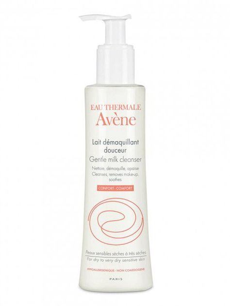 Avene Gentle Milk Cleanser Avene Milk Cleanser, Skin Cleanser Diy, Skincare For Oily Skin, French Skincare, Best Face Wash, Milk Cleanser, Homemade Facials, Natural Cleanser, Natural Exfoliant