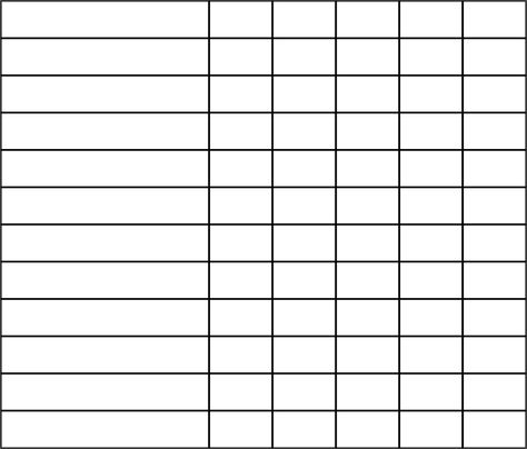 Free Printable 6 Column Chart Templates [PDF] - Printables Hub Printable Column Sheets, Free Printable Charts Templates, 5 Column Chart Template, Blank Charts Templates Free Printable, Activities Sheets, Clean Checklist, Column Chart, Attendance Chart, Table Column