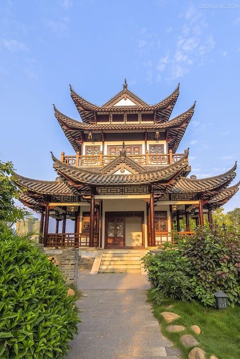 Asian Buildings, Asia Architecture, China Building, Guangxi China, Chinese Buildings, Architecture Photography Buildings, Nanning, Chinese House, Ancient Chinese Architecture