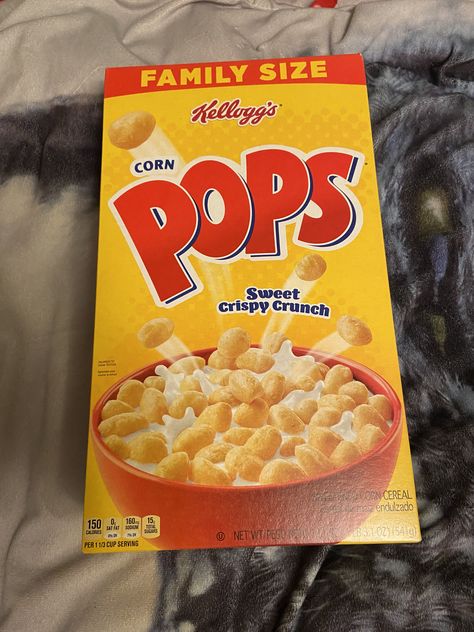 Corn Pops Cereal, Pops Cereal, Corn Cereal, Corn Pops, Baby Moses, Subtle Nails, Pops Cereal Box, Cereal Box, Vegetarian Recipes