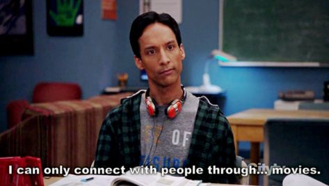 Abed Community, Abed Nadir, Community Quotes, Community Tv Show, Friends Tv Quotes, Danny Pudi, Community Tv, Food Memes, Memes Cute