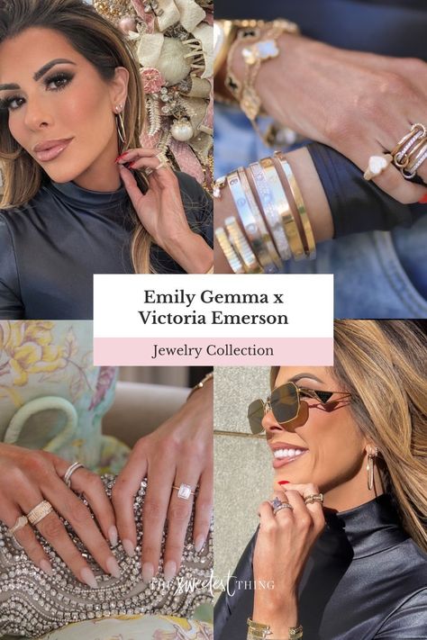 I’m so excited to share my incredible jewelry collection with Victoria Emerson! From stunning diamond rings to exquisite bangles and modern earrings, this jewelry is made with 18K gold vermeil and shimmering Moissanite stones. Perfect for any special occasion, these timeless pieces will add a sophisticated sparkle to any look. And the best part? We made sure every piece is under $100! Don't miss out, grab them now and get ready to stand out! Emily Gemma x Victoria Emerson Jewelry Collection Emily Gemma, The Sweetest Thing Blog, Victoria Emerson, Stunning Diamond Rings, Instagram Bio, Modern Earrings, Selling Jewelry, Timeless Pieces, Stylish Women