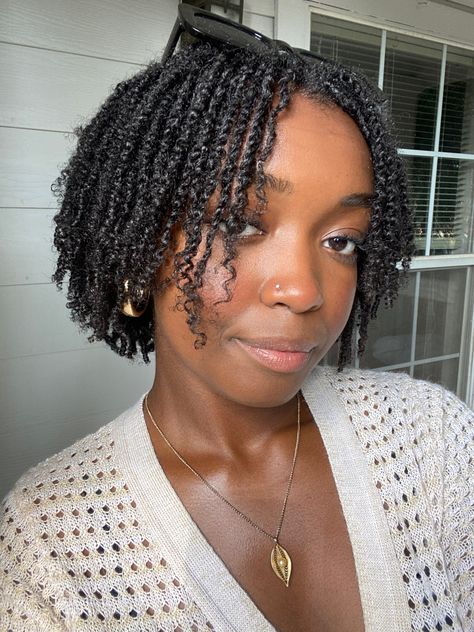 Mini Twists Natural Hair Short 4b, Natural Twist Hairstyles For Black Women Short Hair, Short 4c Braids, Short Nature Hairstyles For Black Women, Mini Twists On Twa, Mini Twists Bob, Very Short Twists Natural Hair, Short 4c Mini Twists, Afro Twist Hairstyles Short Natural Hair