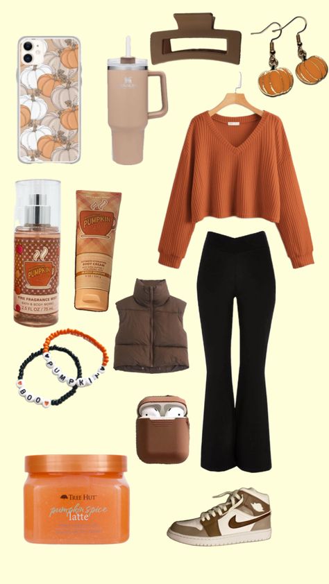 #fall #brown #orange #outfitinspo #beauty #pumpkinseason #pumpkin #cute Cute Easy Outfits For School, Church Outfit Fall, White Girl Outfits, October Outfits, Preppy Fall Outfits, Fall Outfits For School, Preppy Fall, Casual Preppy Outfits, Trendy Outfits For Teens