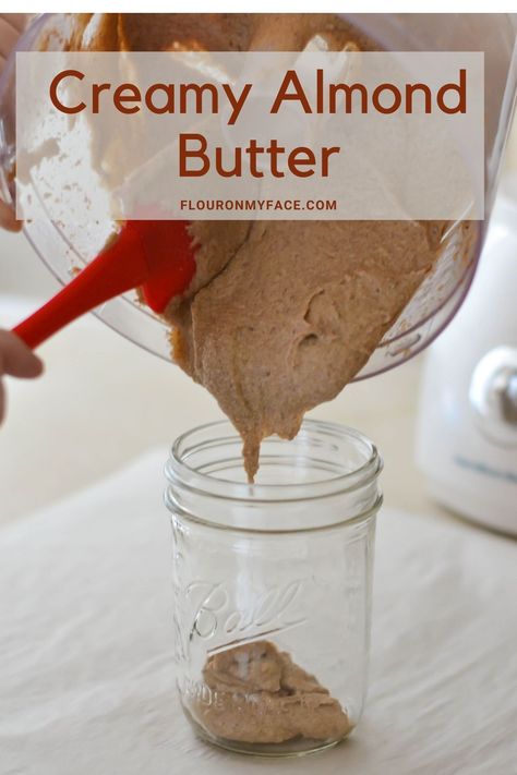 Diy Almond Butter, Homemade Almond Butter Recipe, Make Almond Butter, Nutri Ninja Recipes, Almond Butter Recipe, Ninja Blender Recipes, Blendtec Recipes, Homemade Almond Butter, Almond Butter Recipes