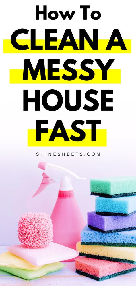 How To Clean A Messy House Fast: 12 Approved Tips - 3 Clean Messy House, Weekly Cleaning Plan, Keep Home Clean, Make Your House Look Expensive, Keep A Clean House, Cleaning Habits, Deep Cleaning House, Cleaning Fun, Hanging Shoe Rack