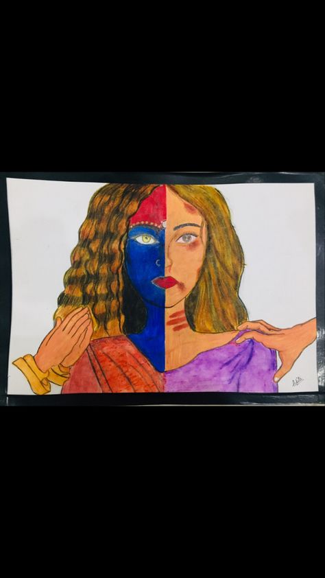 Rangoli On Women Safety, Rapes In India Quotes, Stop Raping Drawing, Save Girls Poster Drawing, Women Empowerment Rangoli Designs, Painting On Women Empowerment, Rangoli Idea, Navratri Decoration, Art Competition Ideas