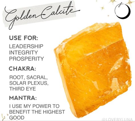 Golden Calcite, Yellow Crystals, Crystal Aesthetic, Third Eye, Plexus Products, Crystals And Gemstones, Stones And Crystals, Fruit, Crystals